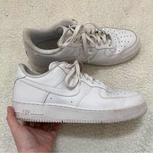 Nike Air Force 1 low men's sneakers white athletic Sz 12